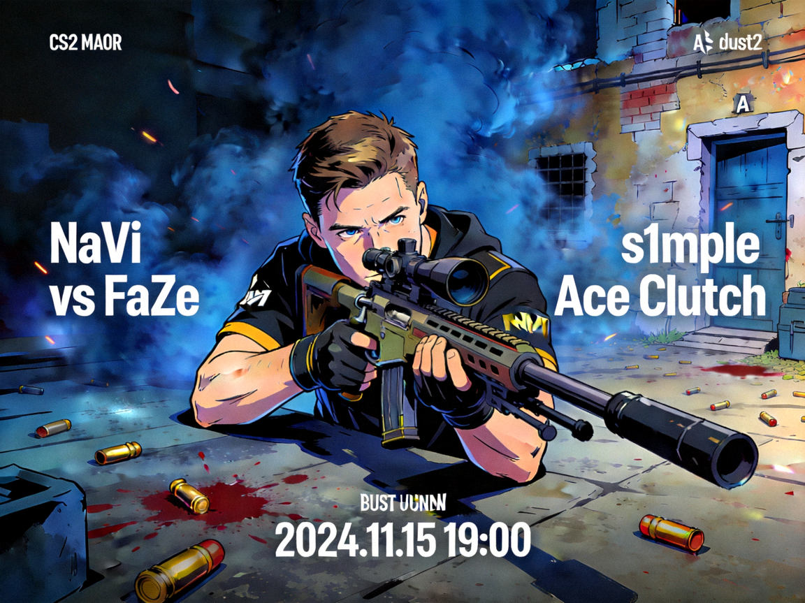 CS2 Major半决赛NaVi对阵FaZe，s1mple精彩残局集锦