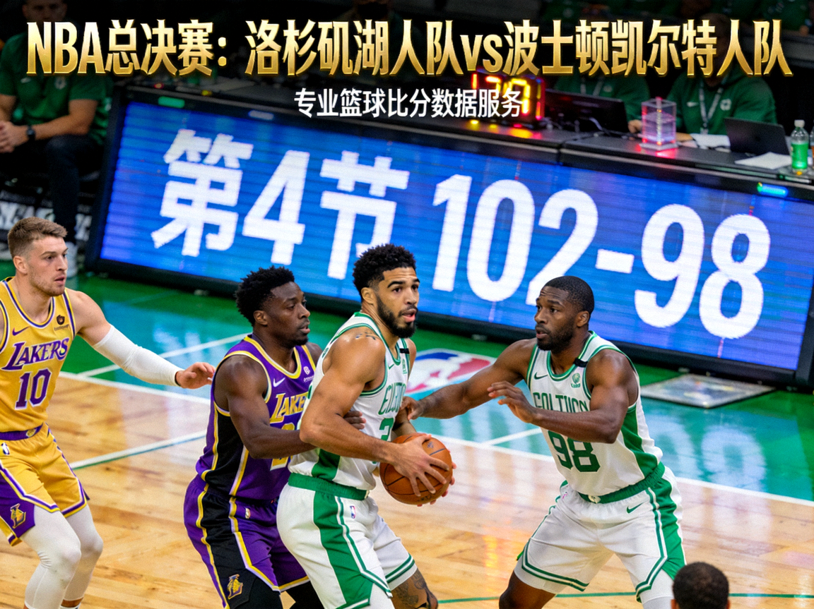 NBA总决赛洛杉矶湖人队对阵波士顿凯尔特人队，专业篮球比分数据服务